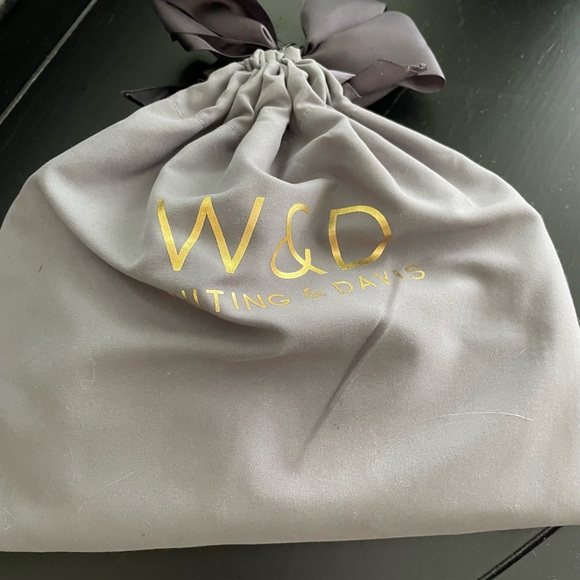 Whiting & Davis Dimple Mesh Crystal Clutch Bag - Picture 7 of 7